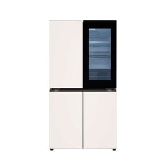 LG전자 오브제컬렉션 4도어 양문형냉장고 T875MEE412 865L 전국배송