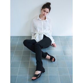 미라 모던 스퀘어 힐 3.5cm (CW0109EBK)