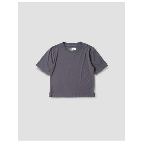 26SS 마가렛호웰 반팔 티셔츠 WHSP0537S26EDR SLB SLATE BLUE DOM
