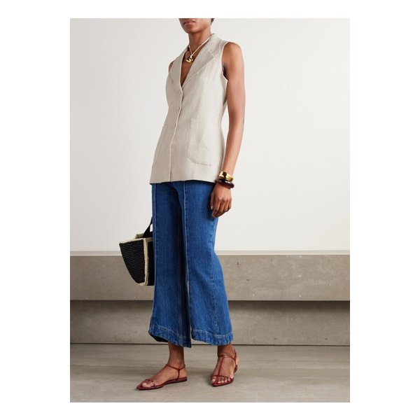 페이스풀 조젯 리넨 베스트 베이지 46376663162870819