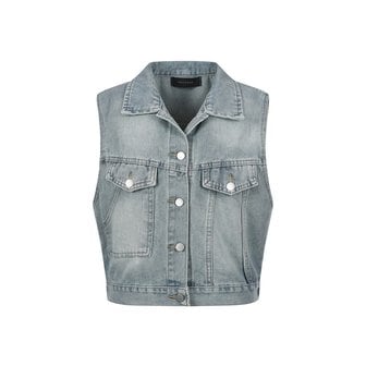 코인코즈 연청 데님 베스트 자켓_DJ5MV121