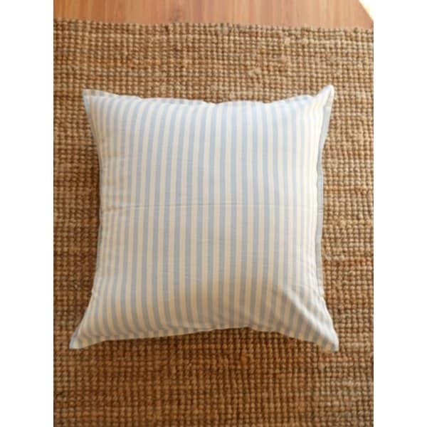 Cotton Cushion Cover_Blue Stripe