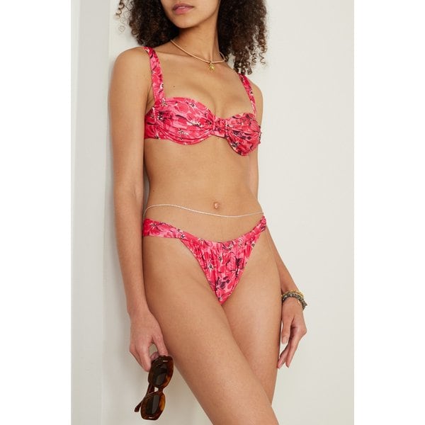 페이스풀 넷 서스테인 안데즈 플로럴 프린트 비키니 브리프 핑크 1647597326069330