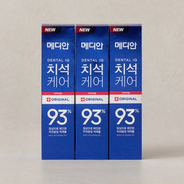 메디안 치석치약 오리지널 120G*3입