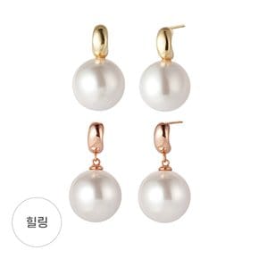 14k 모던 스와진주 귀걸이(10mm)_A타입