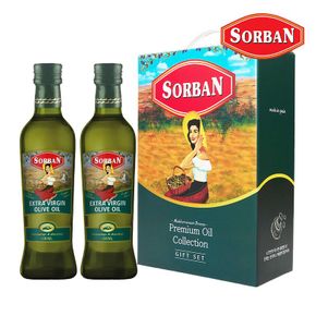 소르반 선물세트 엑스트라 버진 올리브오일 500ml+500ml[36127478]