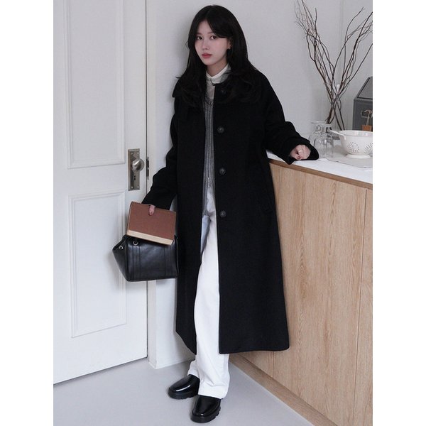 [보라끌레르 PICK]소프트 캐시미어 싱글 발마칸 코트 [5COLORS]