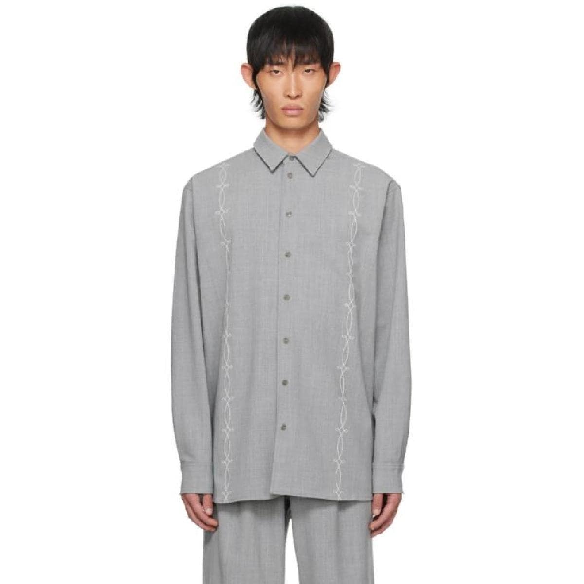 25 SS 소울랜드 그레이 데이먼 셔츠 232621M192005 - 신세계몰