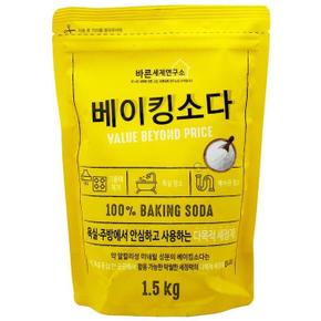 무궁화 바른세제연구소 베이킹소다 1.5kg X 1개 강력 (S12067671)