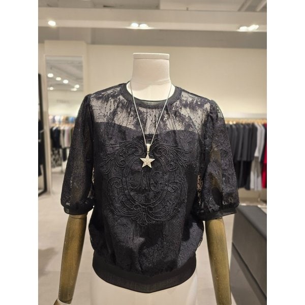 [파주점] 라운드넥 자수 블라우스 JS5B0BL501