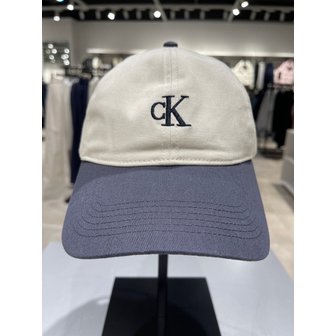 Calvin Klein Underwear [파주점] [CK진]공용 스몰 모노그램 로고 컬러블락 볼캡 4G5000G-4XN