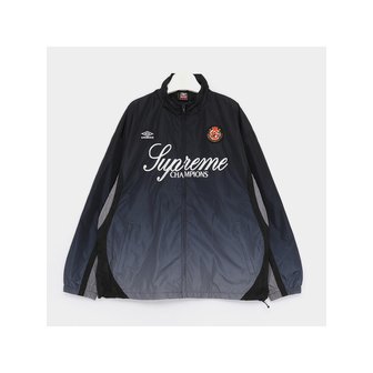 슈프림 25FW 자수로고 엄브로 콜라보 그라디언트 트랙 남성 자켓 FW25J81 BLACK