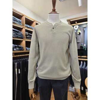 브렌우드 [여주점] 코오롱 브렌우드 남성 에센셜스 워셔블 헨리넥 스웨터 BRWAX26231BEX