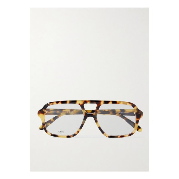 에비에이터 스타일 톨토이즈쉘 아세테이트 안경 46376663162887317