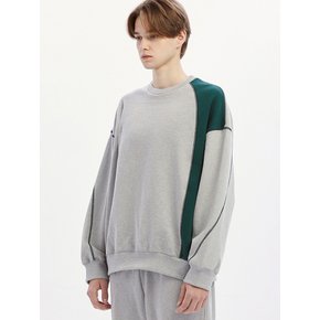 Lop sweat shirt / Melange green