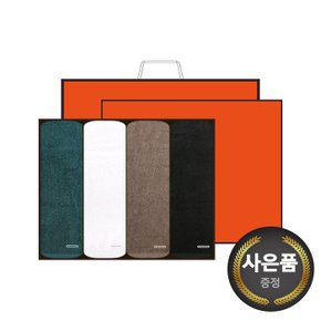 송월타올 코마 40수 포인트 200g 4매 선물세트(쇼핑백)