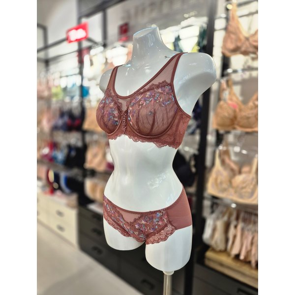 [시흥점] S 비너스) 오르화 풀커버리지 홑겹 브라,햄팬티 세트 OBR7860+OPT7860H-RB