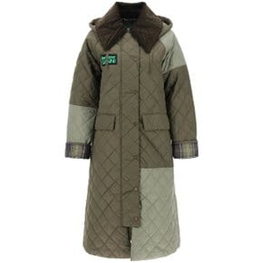 [바버 X 가니] Trench Coat LQU1740 FERN LT MOSS CLASSIC