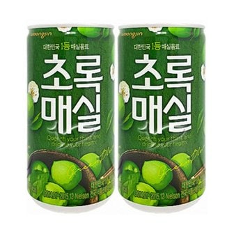  웅진 초록매실 180ml 30캔