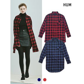 유니) 소매 아트웍 롱셔츠(FHMWCSL702P)