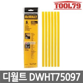 DWHT75097 핫멜트 글루스틱 6pcs 글루건심 (DWHT74238 75098용) 접착제 전문가용