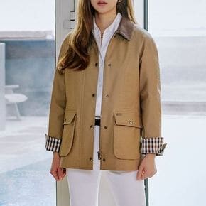 [정상가 279,000원] 아쿠아스큐텀 여성 스판 코듀로이배색 점퍼 WWJP2Q1A