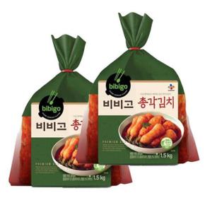 비비고 총각김치 1.5kg 2개 .