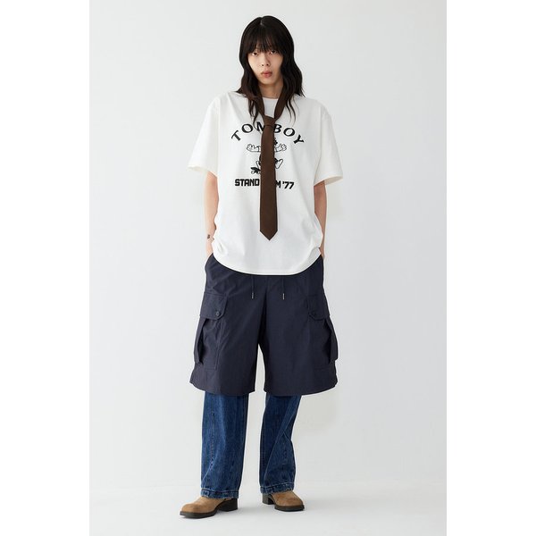 [BEAR SERIES][UNI] 스케이트보드 베어 반팔티셔츠 91U5322990002