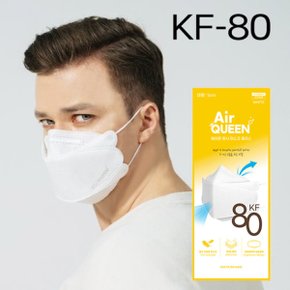 무료배송 에어퀸 KF80 황사 마스크 대형 소형 30매 + 동아제약 가그린 10ml 1포 증정   ~15시주문 오늘 발송