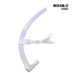 스쿠알로 SQUALO 센터스노클 엣지 FO-3 분리형 수영 강습용 훈련 연습용품 라벤더