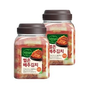 비비고 썰은 배추김치 용기 1.2kg x2개