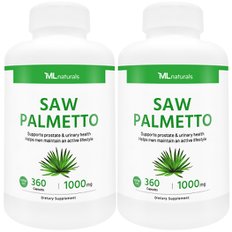 마이라이프내추럴스 [해외직구] 신제품! 2병 마이라이프 내추럴스 쏘팔메토 1000mg 360정 슈퍼사이즈