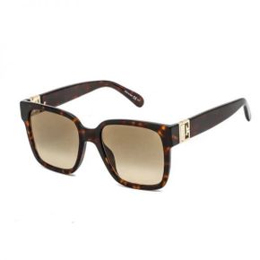 4454414 Givenchy Womens Havana Square Sunglasses In Multicolor