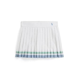 폴로 랄프 로렌 폴로 키즈 여아 2-6세 스트라이프 플리츠 스코트(CWPOSHOR7620045100)