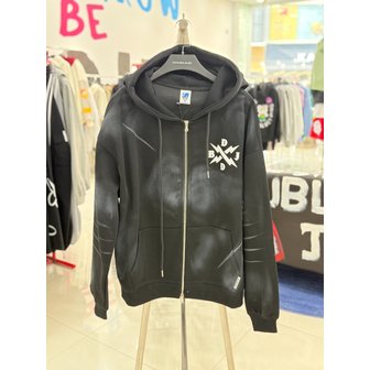 더블제이디 [여주점] 더티워싱집업후드,남여공용,블랙JGZZ40B04