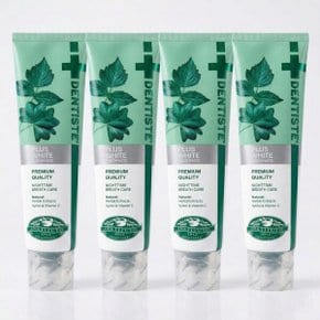 뉴 플러스 화이트 치약 160g 4개