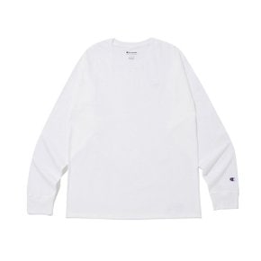 긴팔티 JQS CKTS-3F204-WT [US][친환경] 5.5oz Classic Jersey C로고 긴팔 티셔츠 (WHITE)