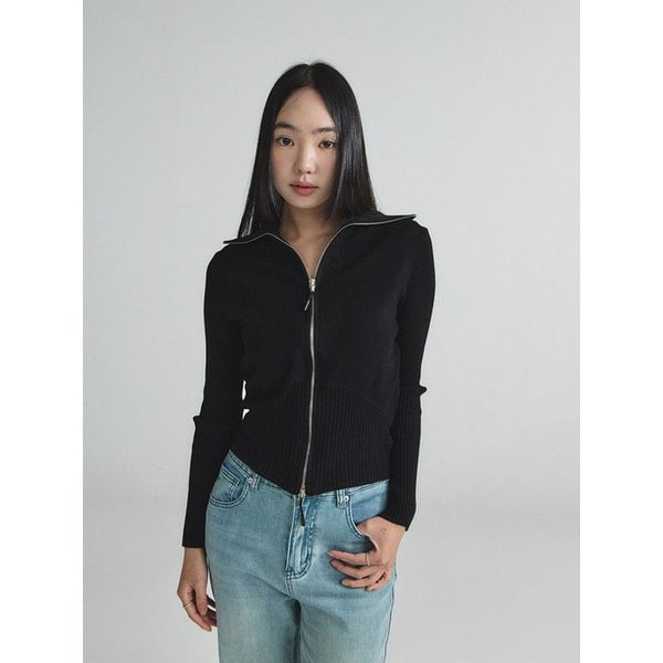 [리퍼브]Becky two-Way Zip-Up Cardigan_2Color