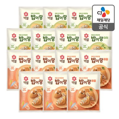 [본사배송] 밥이랑야채27g x 7 + 밥이랑해물24g x 7