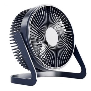 저소음 5엽날개 360도 각도조절 미니스탠드 사무실 데스크 선풍기