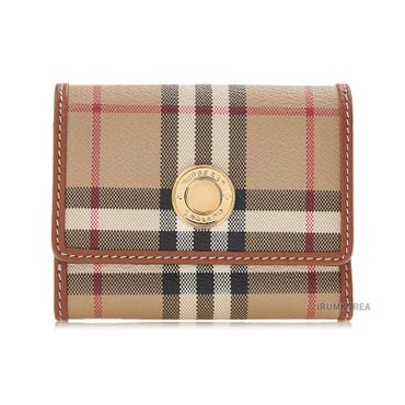 버버리 FW24 여성 체크 플랩 반지갑 8094423 LS LANCASTER DFC A7026