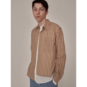 ST LAYERED LINEN SHIRTS BEIGE