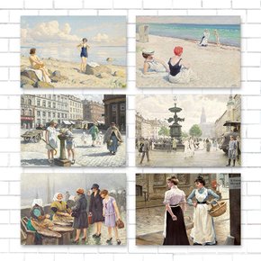 헤이데이윤_폴구스타브피셔13종L 81x61cm 자취선물/패브릭포스터