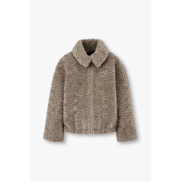 신세틱 퍼 카라 집업 자켓 7255420101160