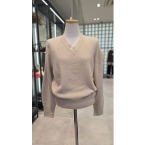 [부산점] [쥬크] 울 캐시미어 블렌드 조직 브이넥 니트 풀오버 (V254KSK944)