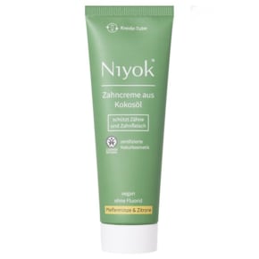 니욕 Niyok 치약 코코넛 오일 페퍼민트 & 레몬 20ml