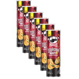  [해외직구] Pringles 프링글스 스코친 웨이비 나초 포테이토 크리스피 칩 137g 6팩