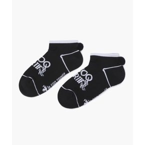 여성 레터링 포인트 숏 삭스 (GQ322LSO81_BLCK)
