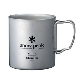 스노우 피크 (snow peak) 티타늄 더블 머그 600 [용량 600ml] MG-054R