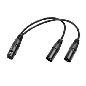XLR 케이블 캐논 Y자 분배 마이크선 암-수수 3핀 SMC202 벨톤
